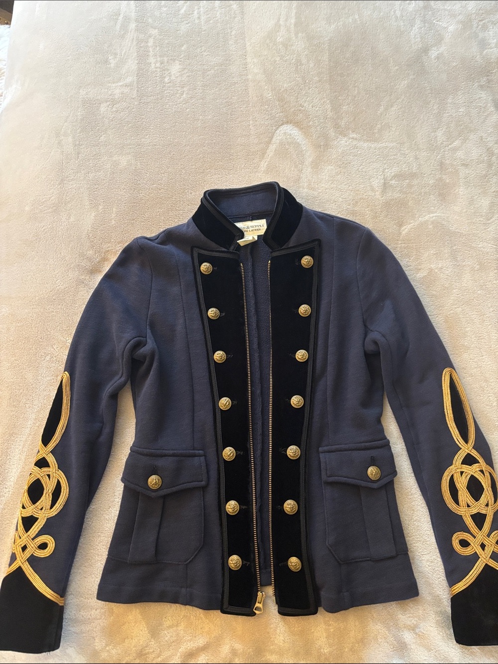 Denim & Supply Ralph Lauren navy Military-Style Women’s Jacket sz S